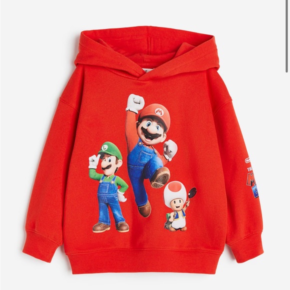 H&M The Super Mario Bros Movie kids oversized hoodie size 8-10 - Picture 1 of 10